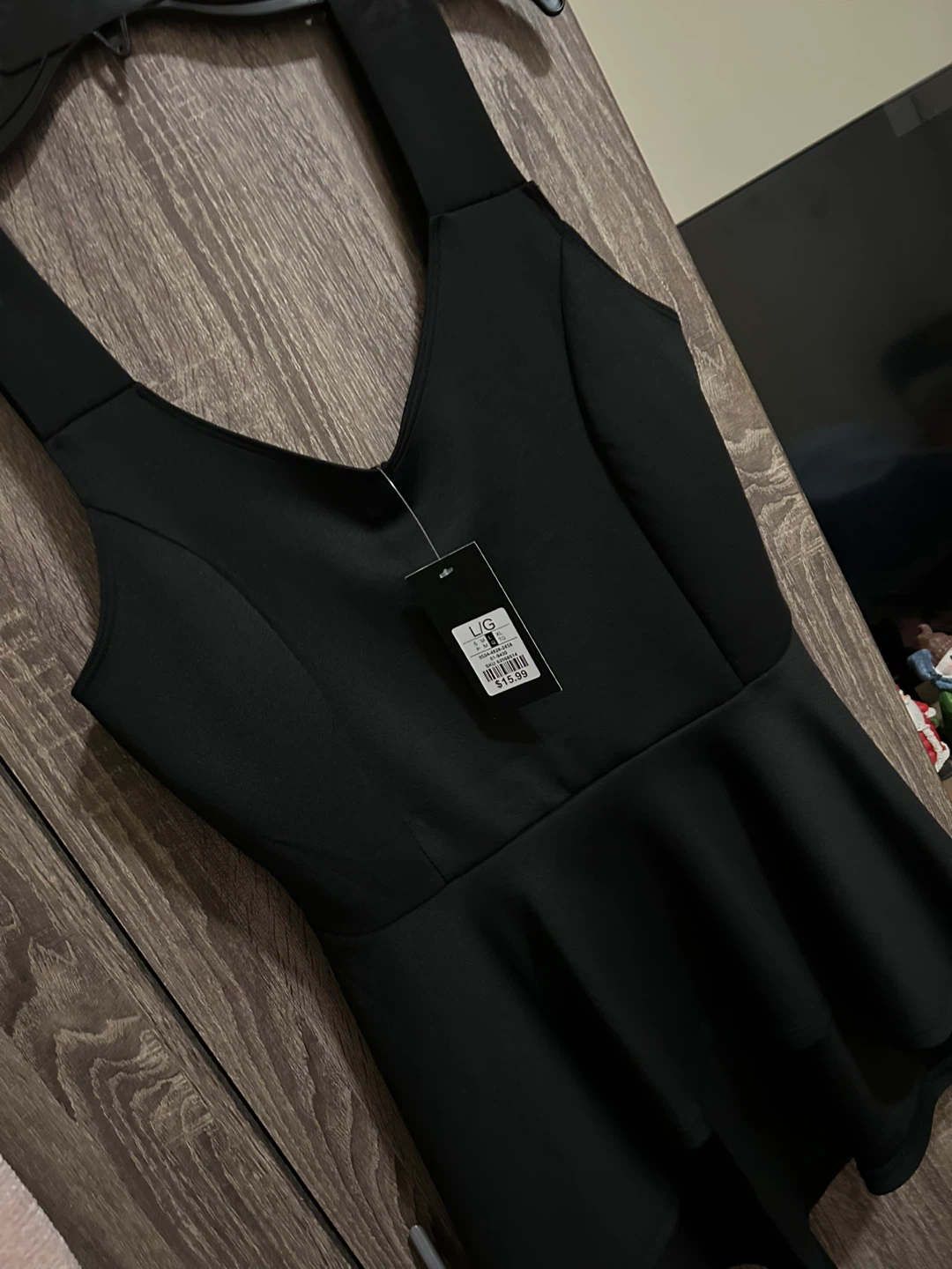 Streetwear Society Black Peplum Tank - Size L - photo 3