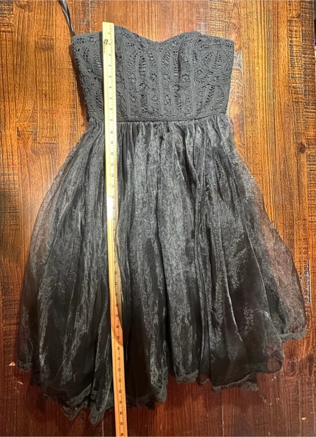 Betsey Johnson Black Strapless Dress - Size 8 - photo 4