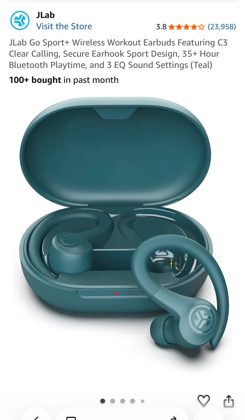 JLab Go sport earbuds Teal - photo 2