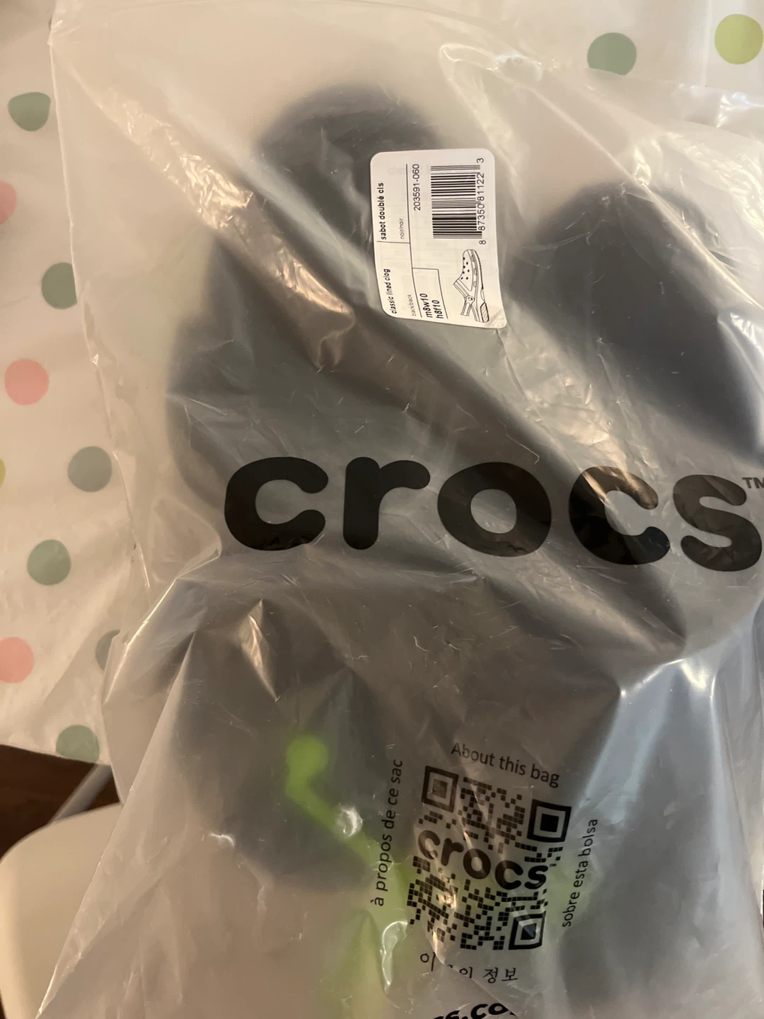 Crocs Classic Lined Clog - US M8W10 (Black) - photo 2