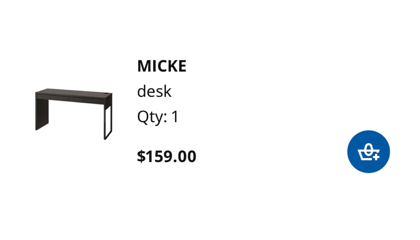 IKEA MICKE Desk