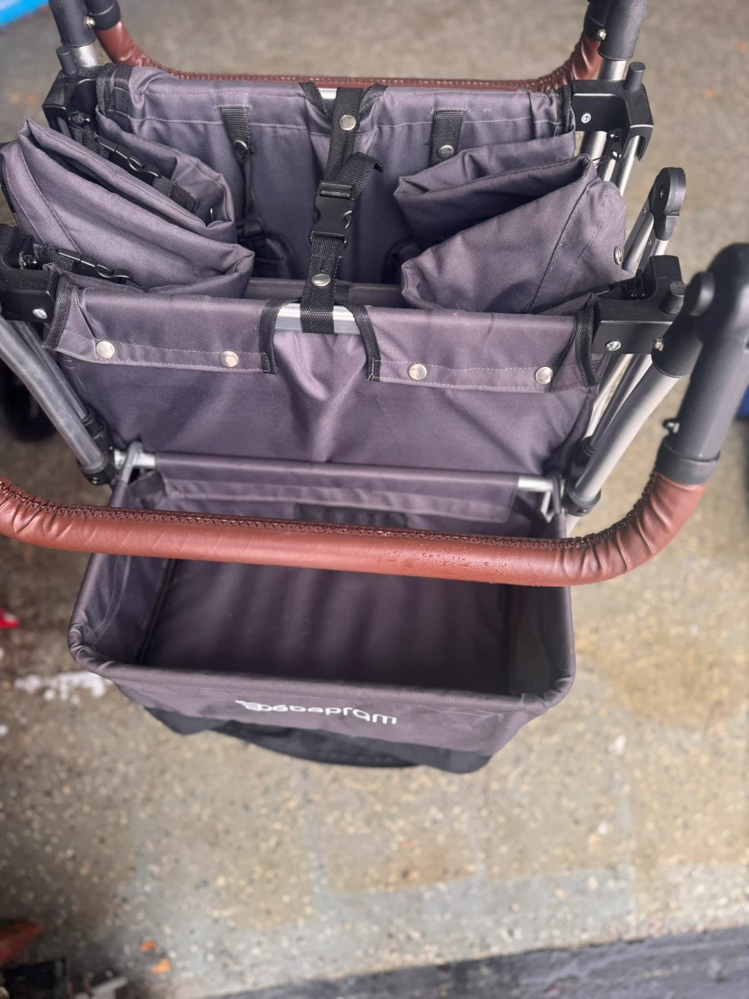 Bebepram Folding Wagon Stroller - Grey