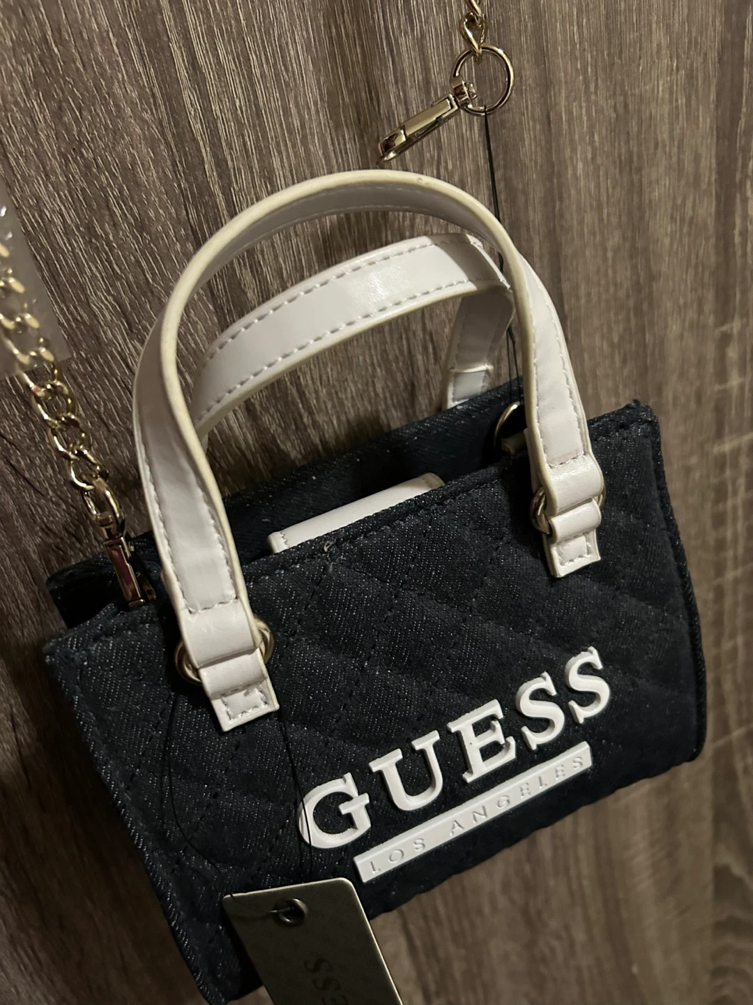 Guess Taylor Mini Crossbody Bag Denim - photo 4