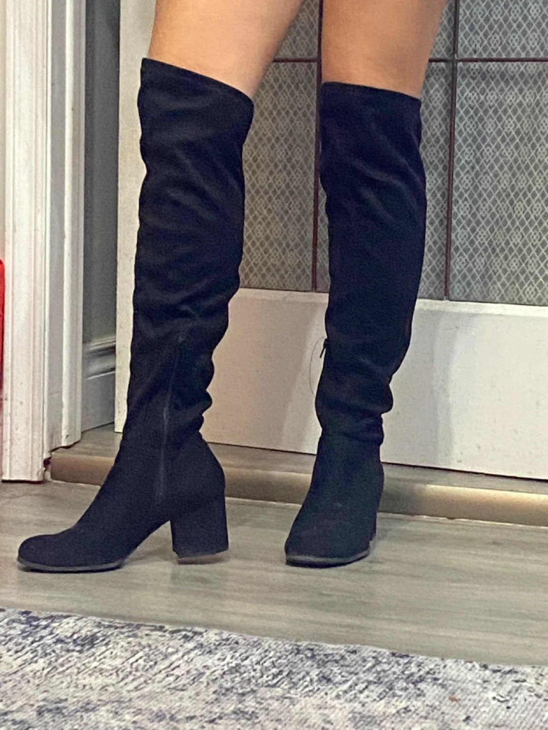 Thigh High Black Boots - Size 9.5 - photo 2