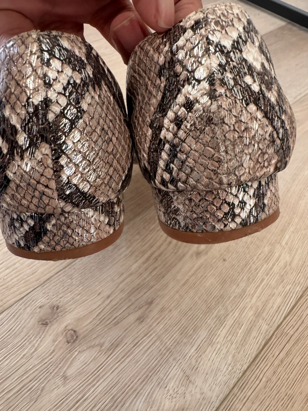 Steve Madden Snakeskin Print Flats - photo 4