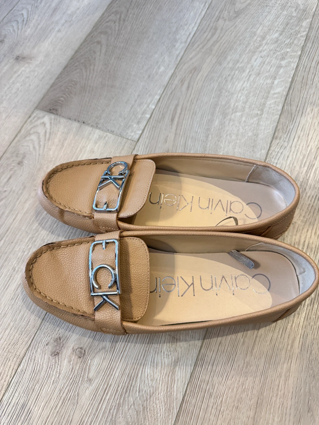 Calvin Klein Tan Leather Loafers - photo 5
