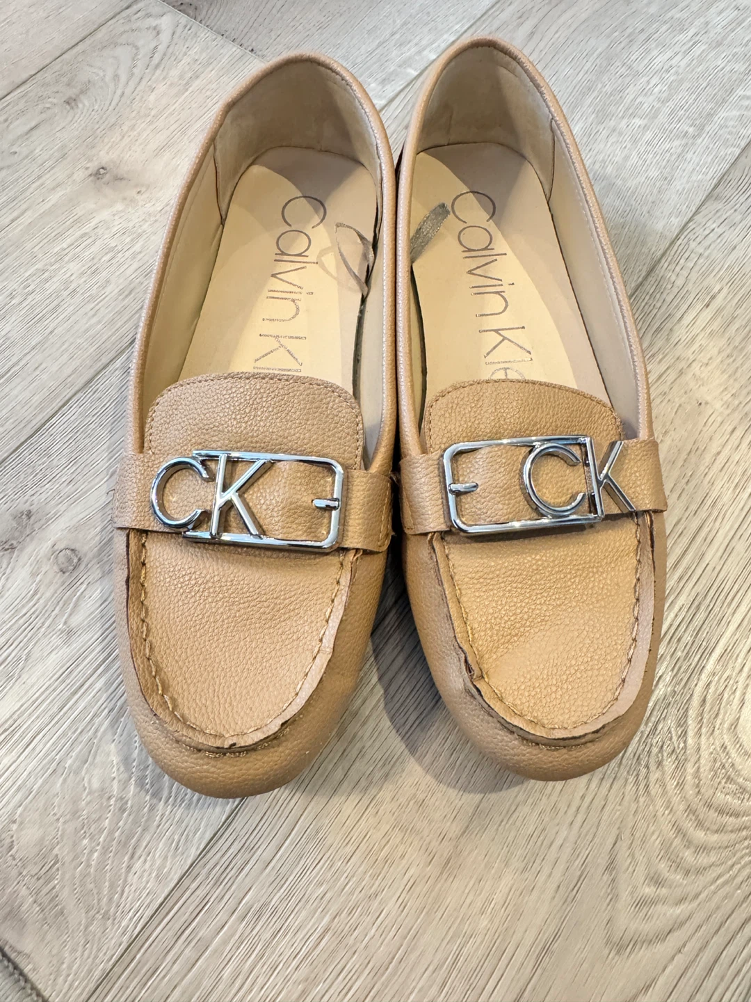 Calvin Klein Tan Leather Loafers - photo 4