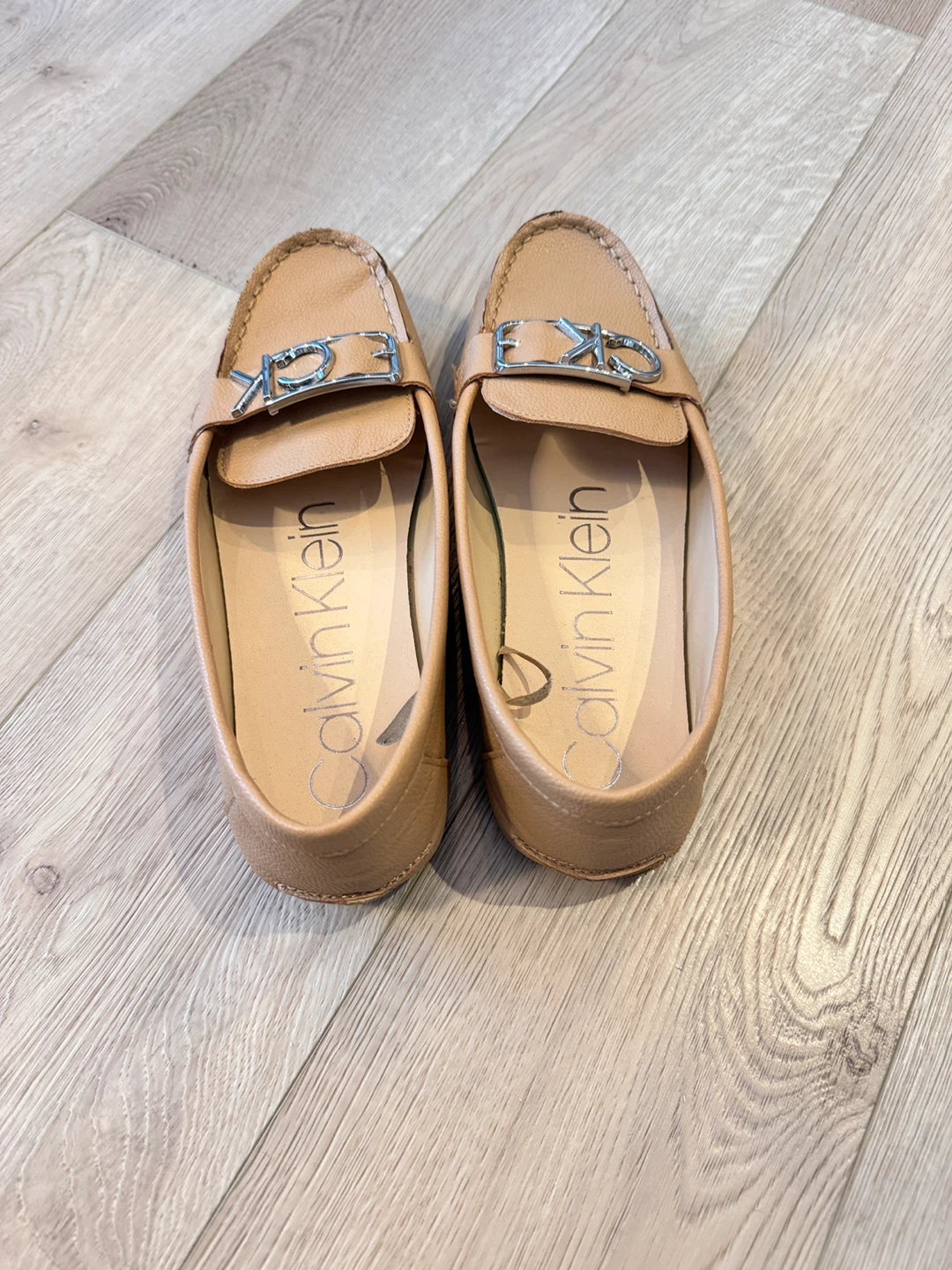 Calvin Klein Tan Leather Loafers - photo 3