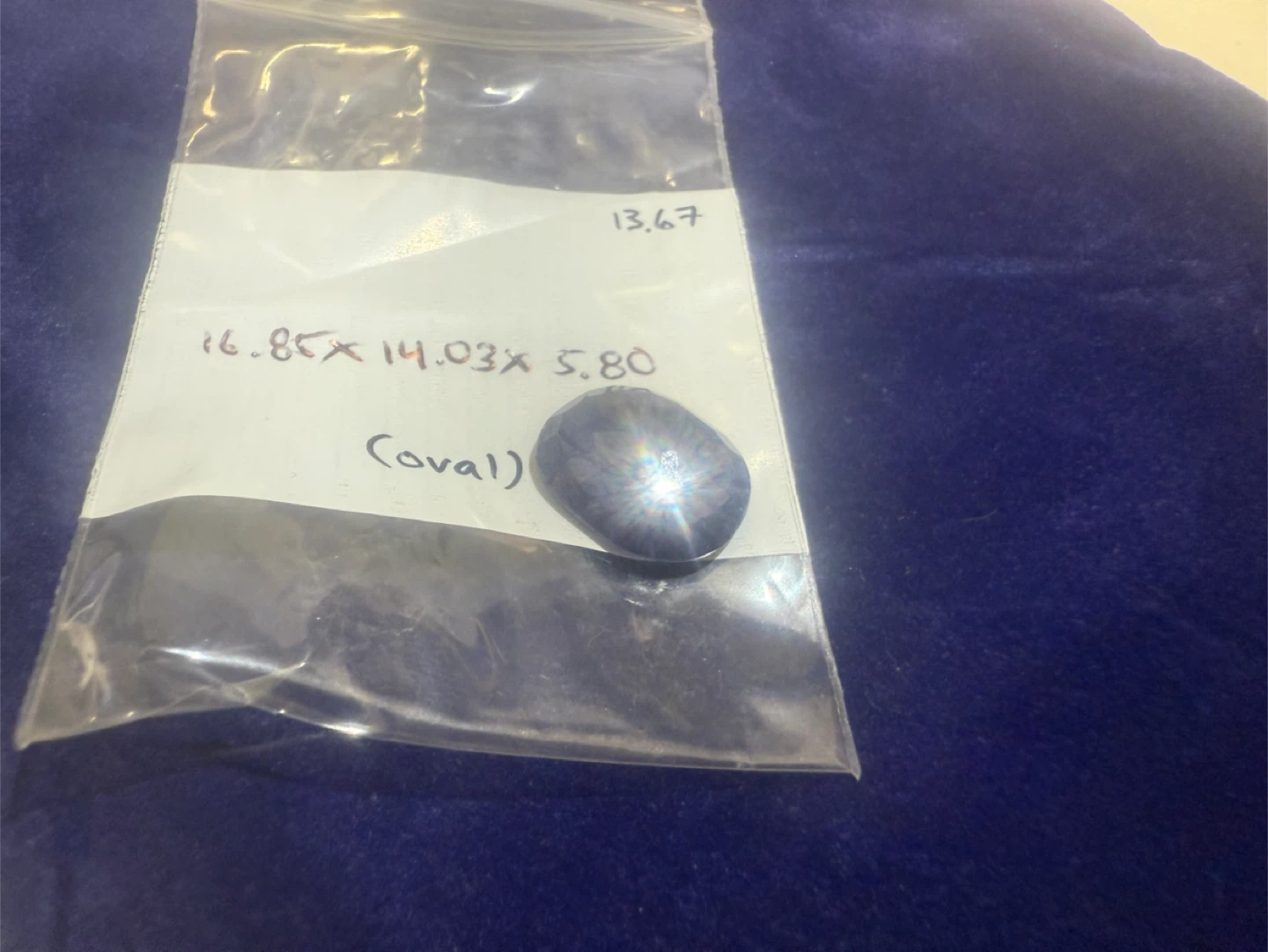 Natural Blue Sapphire 13.67cts - photo 2