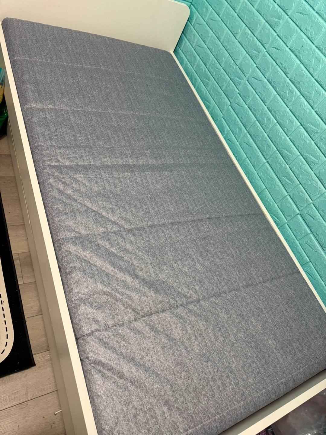 IKEA ÅGOTNES Twin Foam Mattress - Firm/Light Blue