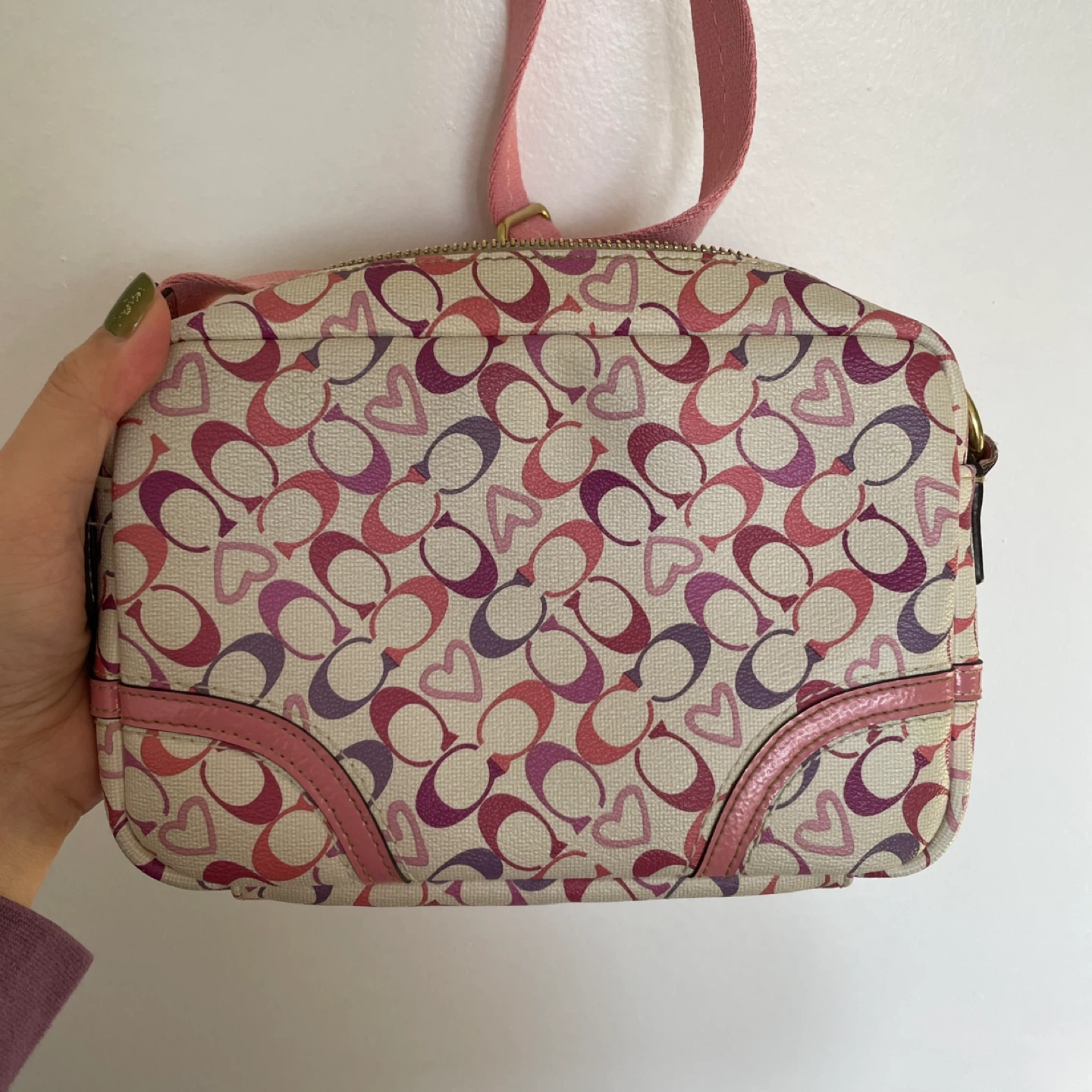 Coach Signature Waverly Chelsea hearts print crossbody bag - photo 2