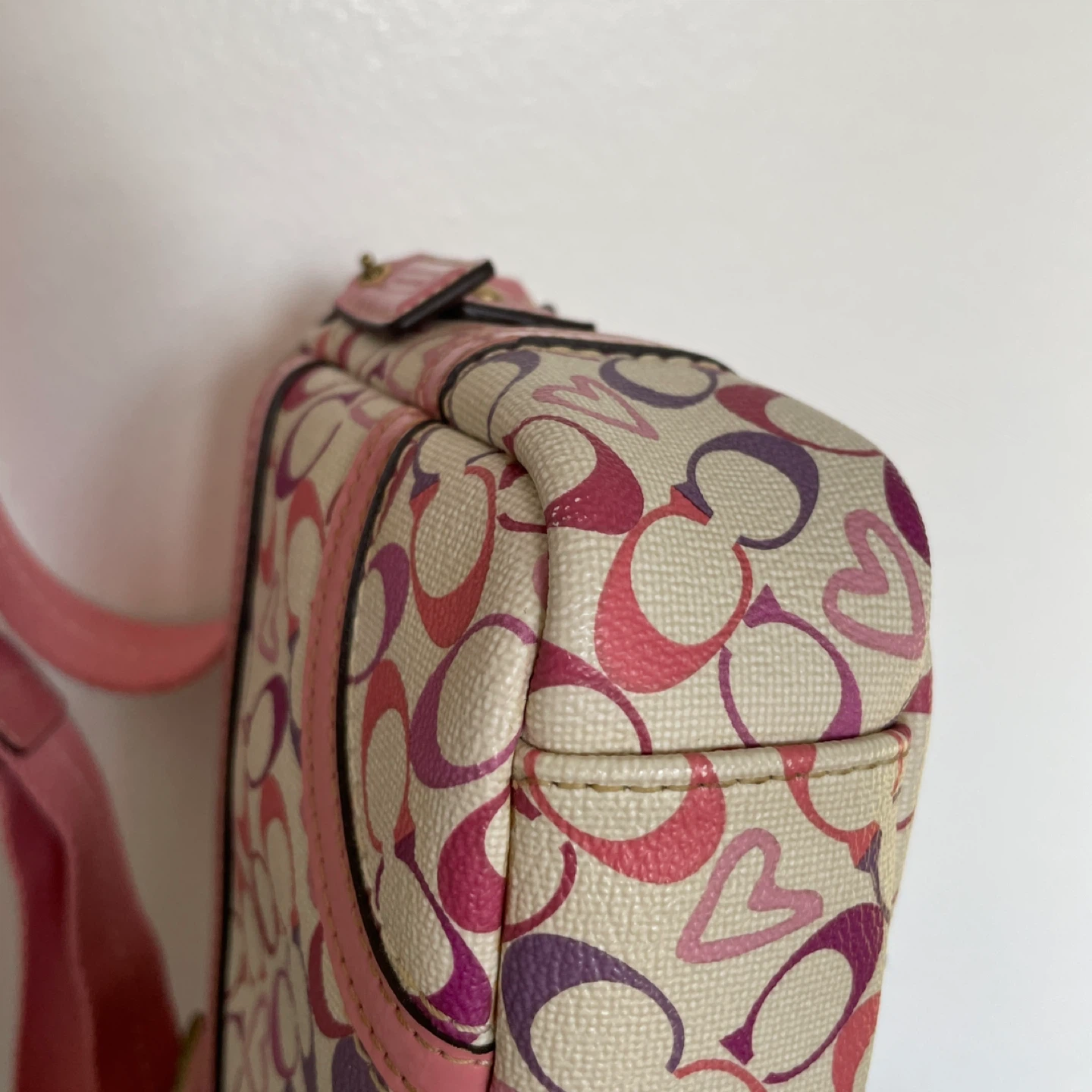 Coach Signature Waverly Chelsea hearts print crossbody bag - photo 5