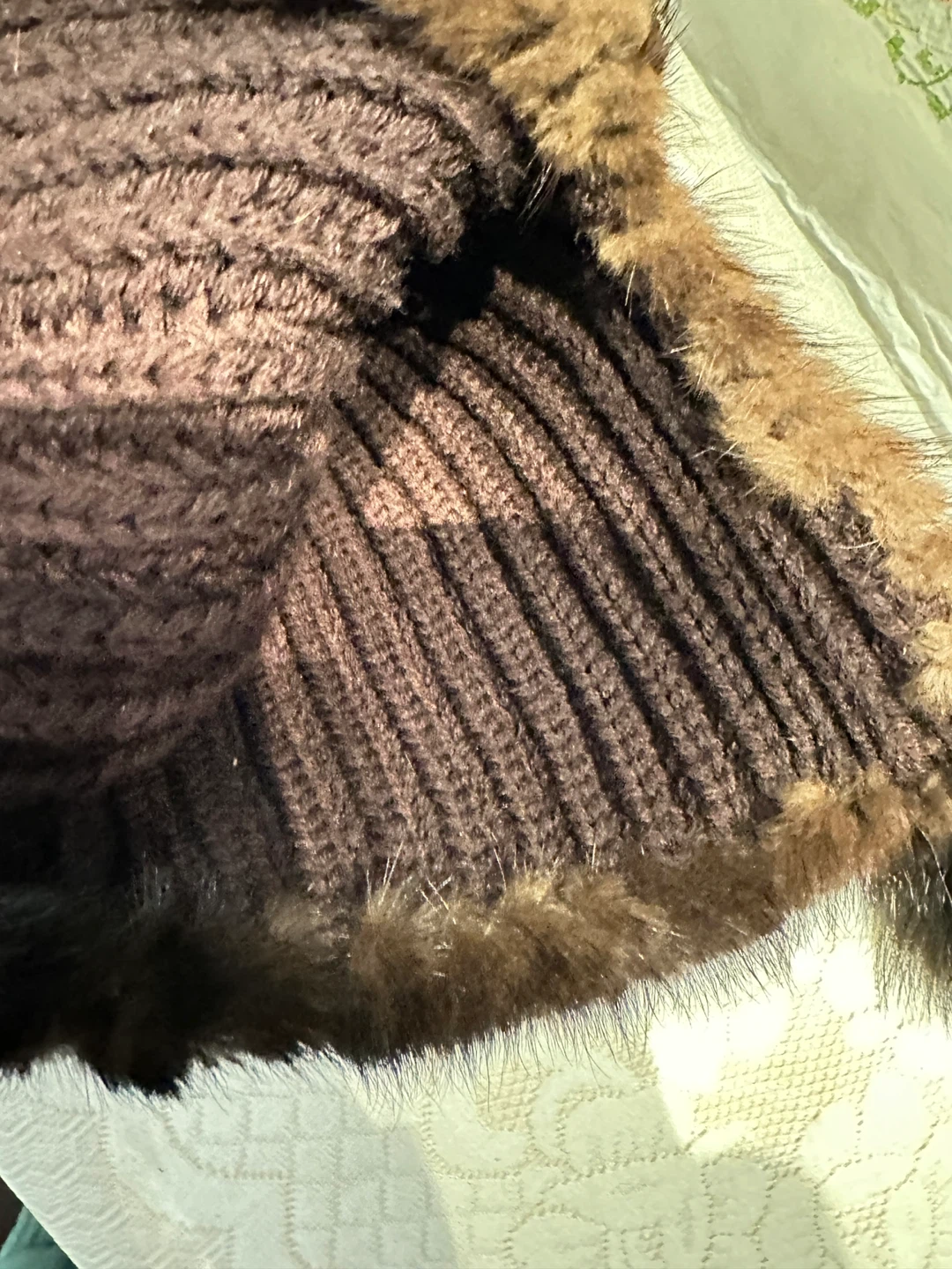 Brand new Fur Hat - Brown - photo 2