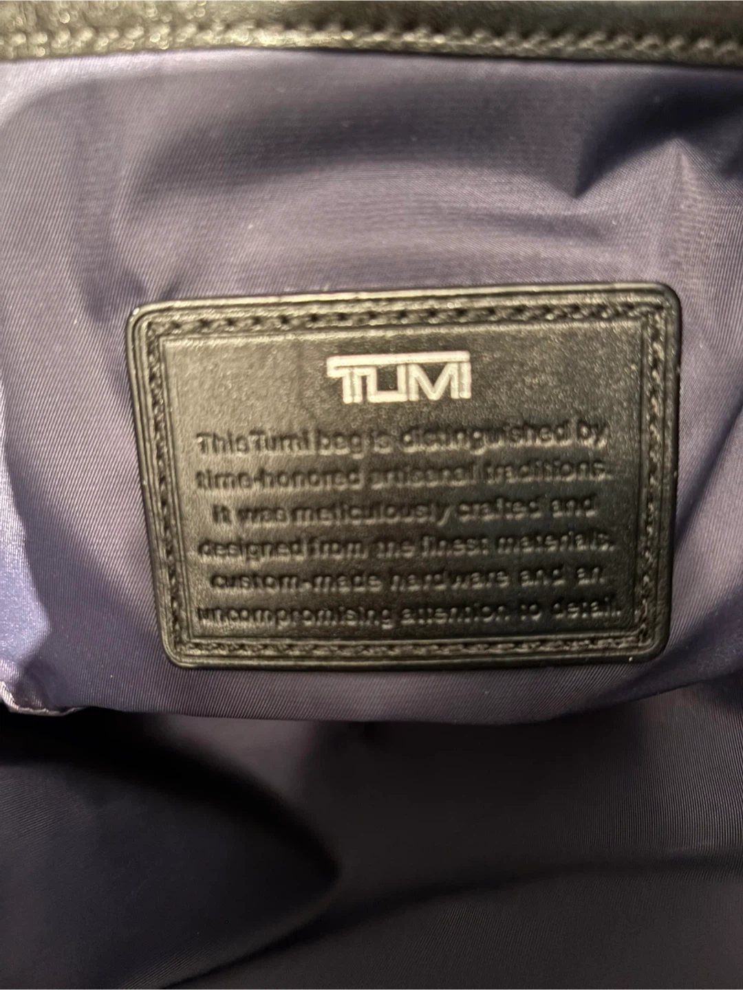 Tumi Black Leather Tote Bag - photo 3