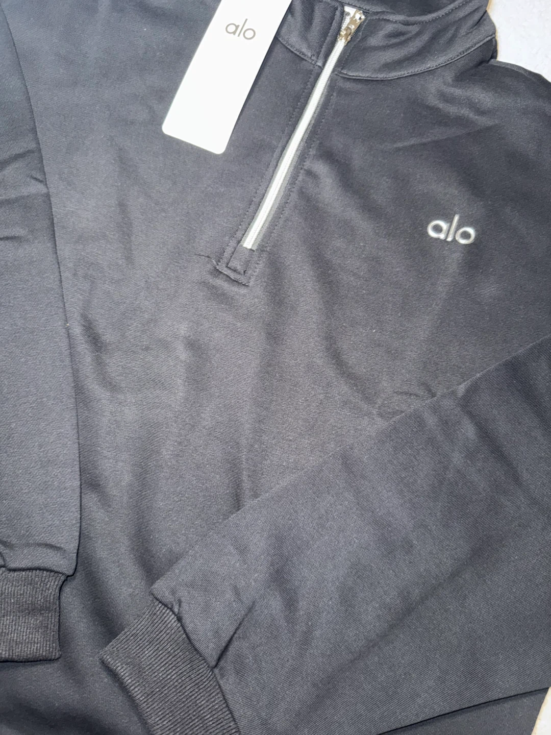 New ALO Yoga Black Pullover & Pants Set - photo 4