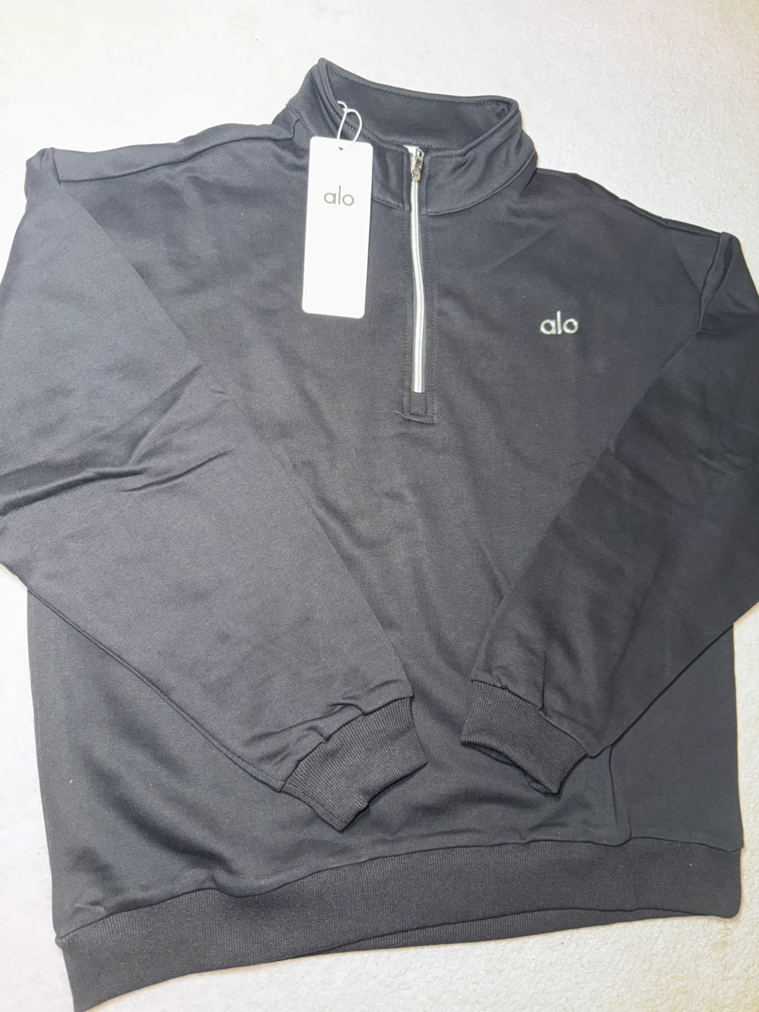 New ALO Yoga Black Pullover & Pants Set - photo 5