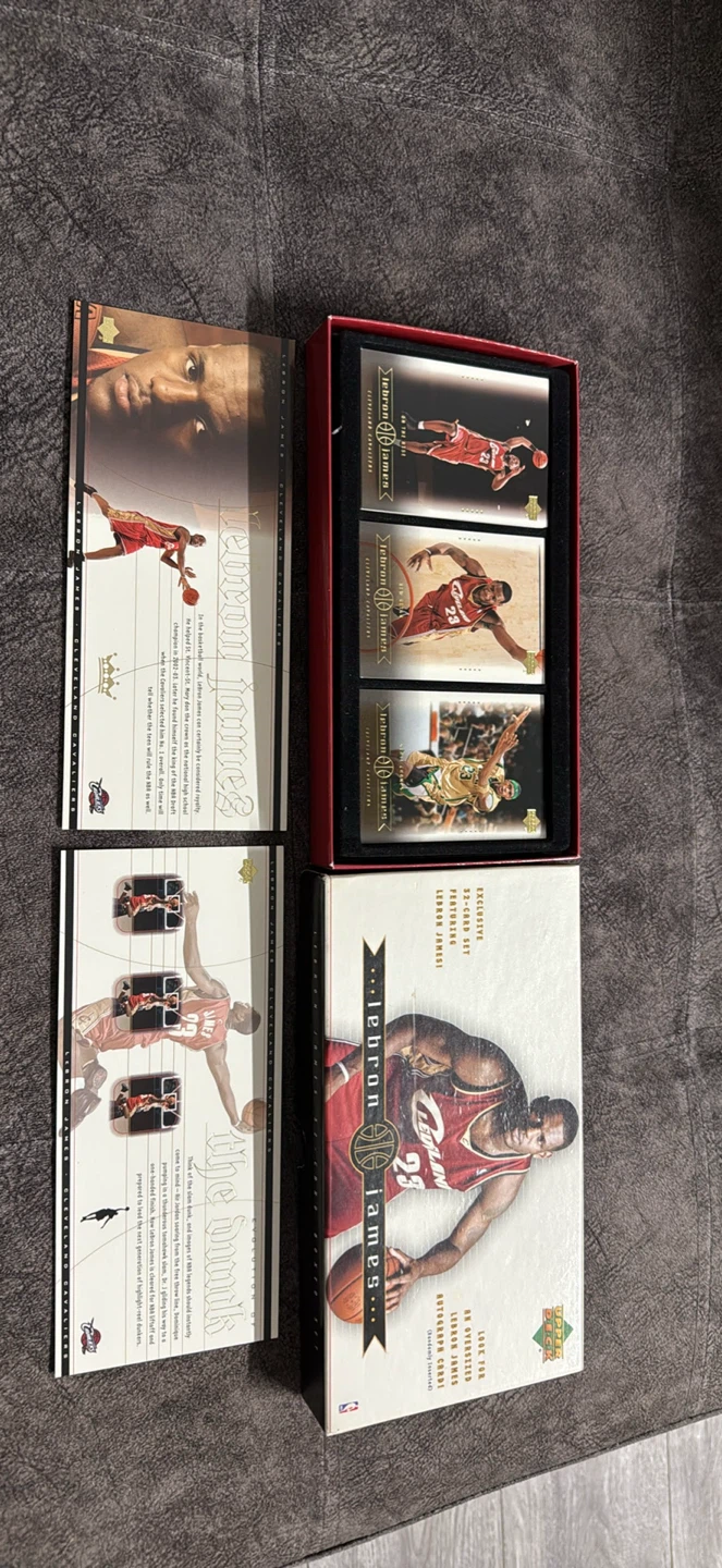 LeBron James Upper Deck Card Set