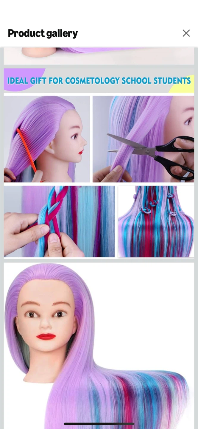 Beauty Star Mannequin Head 29 inch