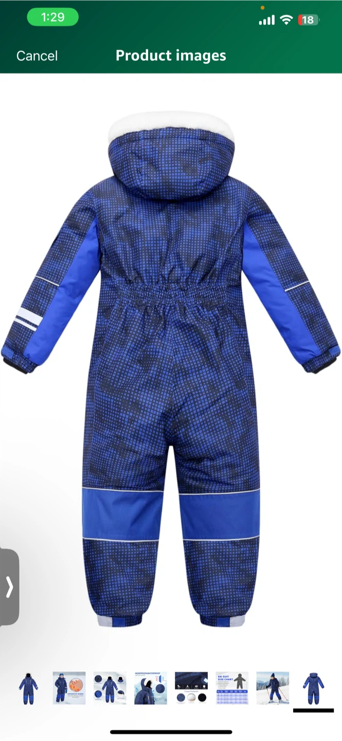 Blue Kids Ski Suit - Size 5T - photo 5