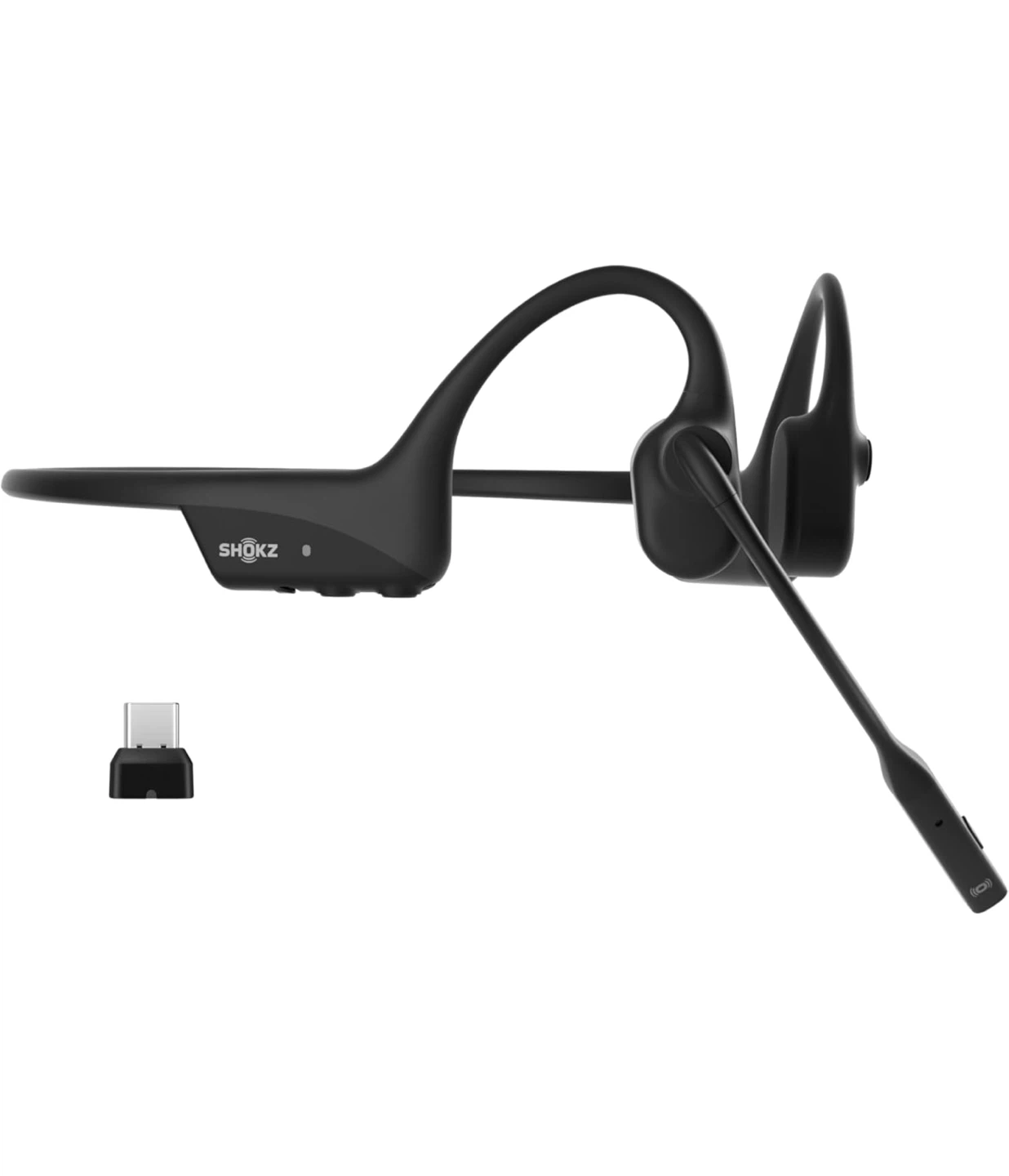 Shokz OpenComm2 UC Wireless Headset - USB-C - Black