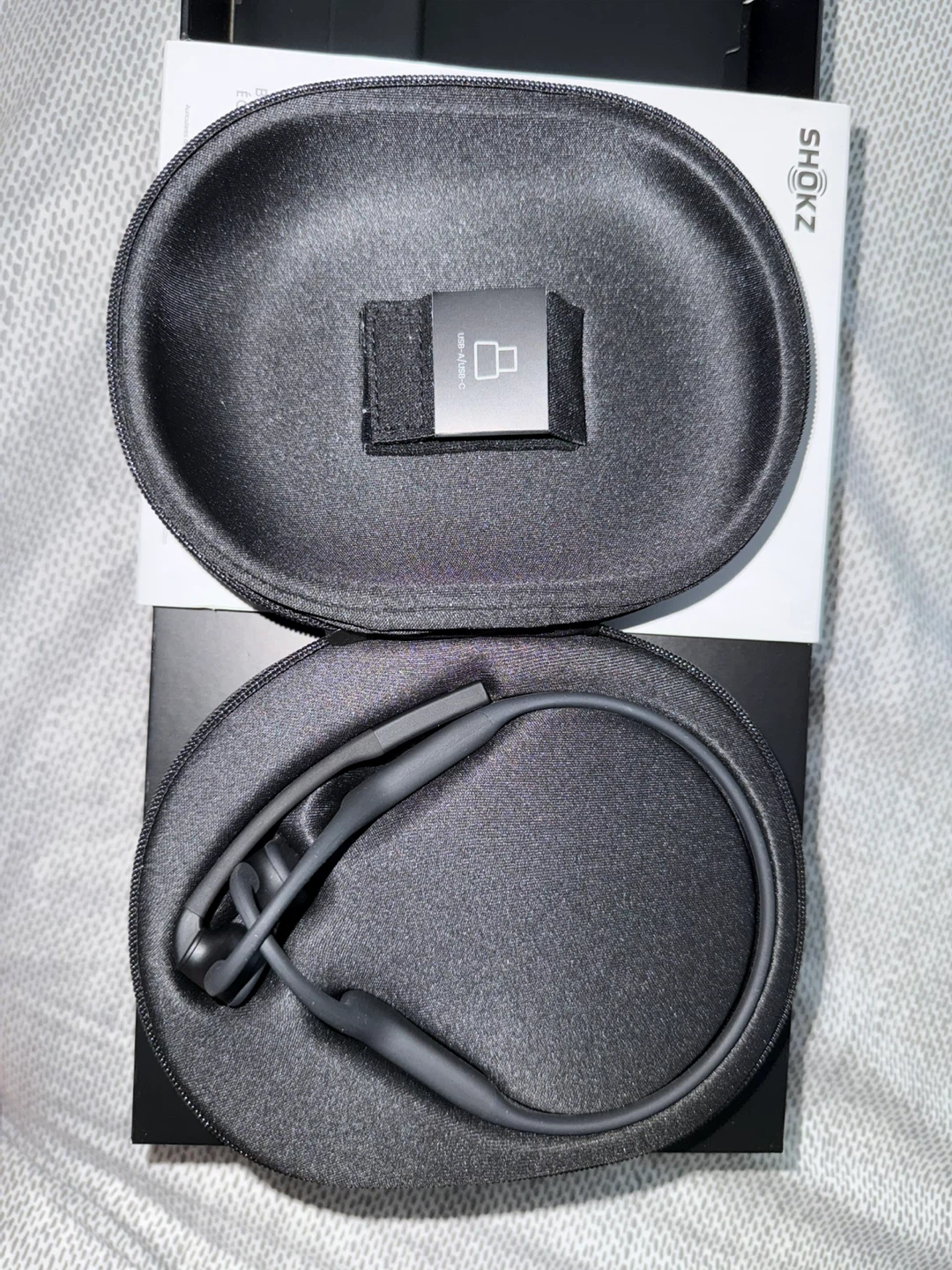 Shokz OpenComm2 UC Wireless Headset - USB-C - Black - photo 3