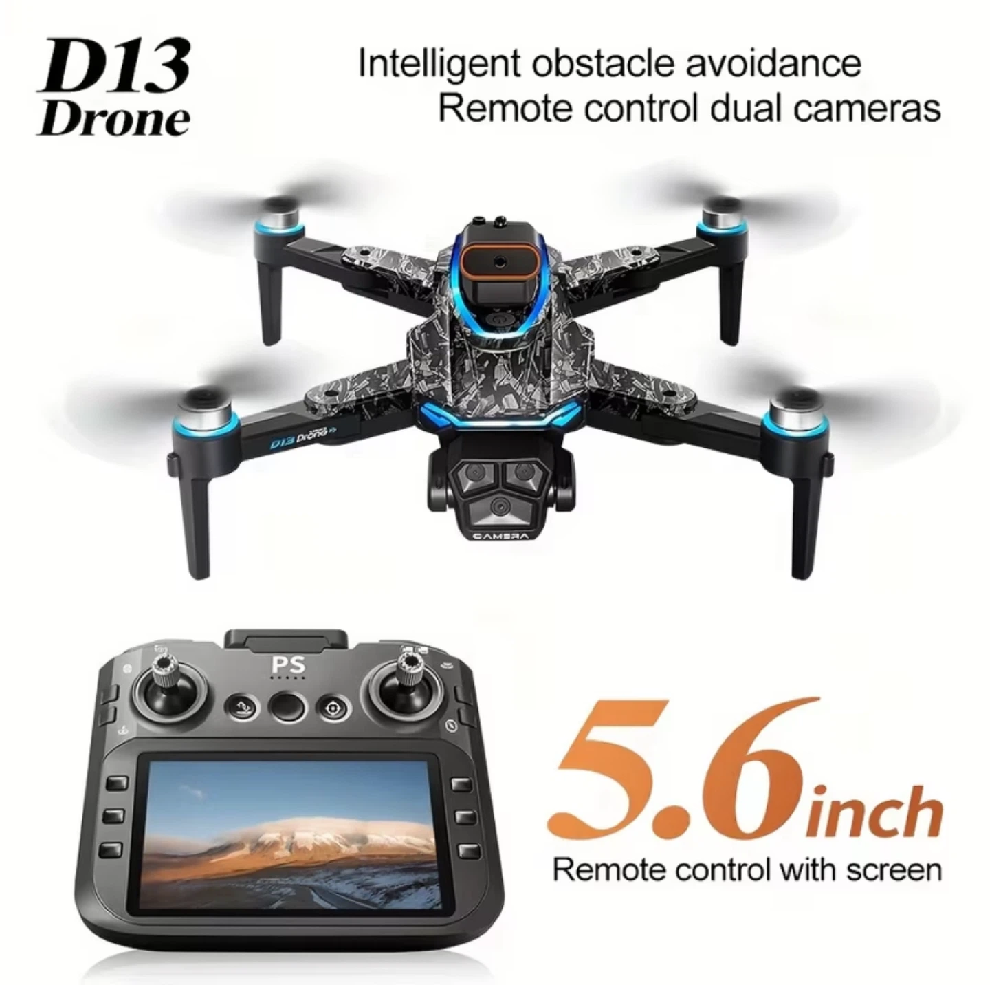 D13 Drone R/C Intelligent Quadcopter - New!