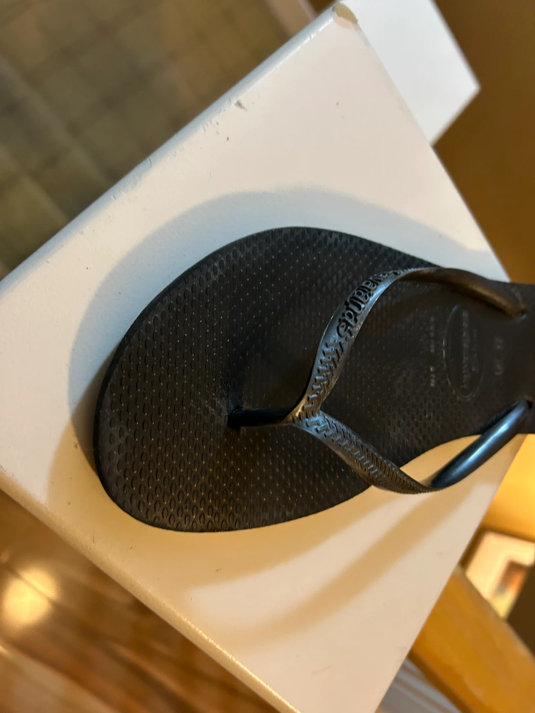 Only the right one Havaianas Black Flip Flops Size 41/42