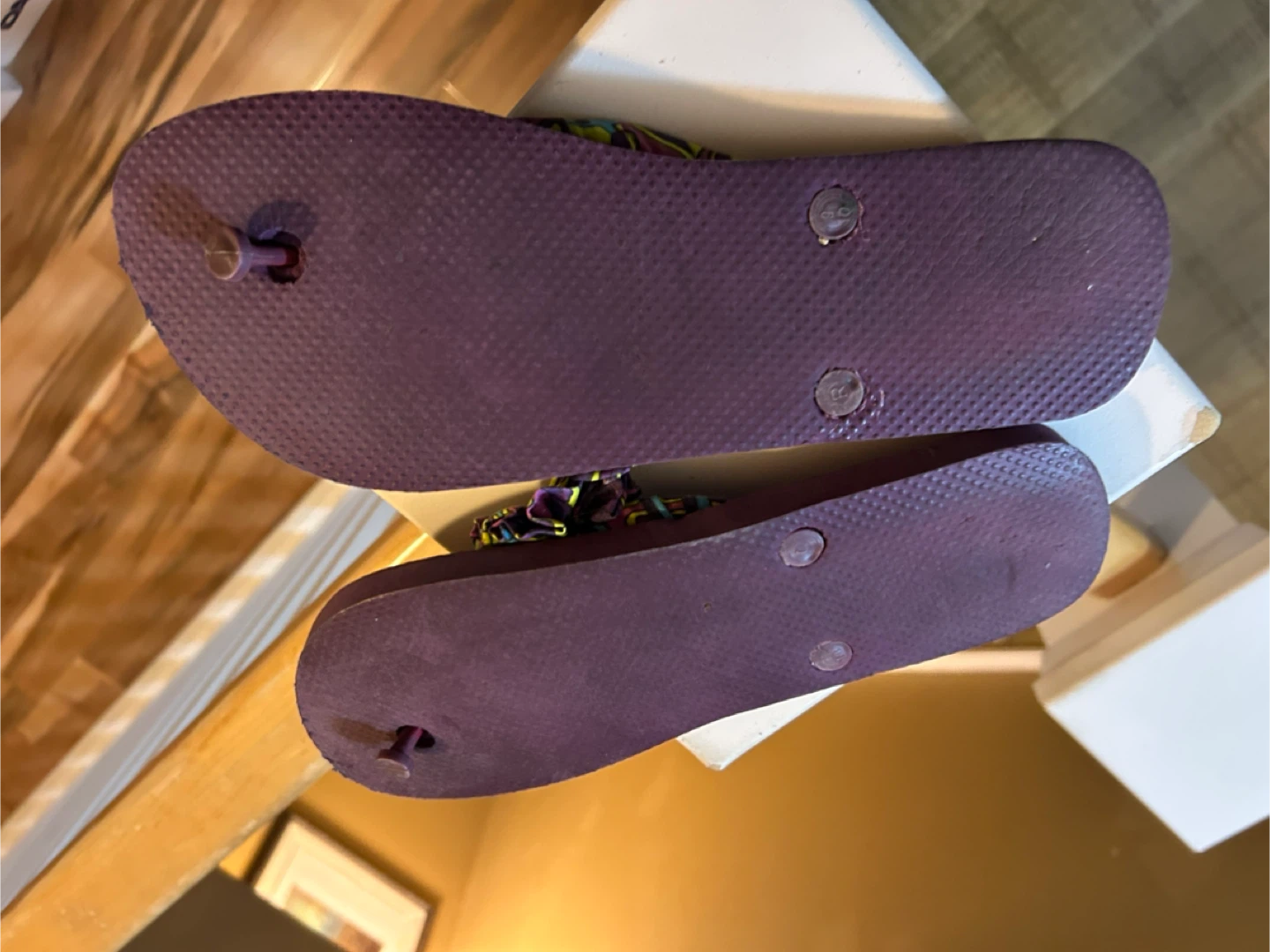 Polo Purple Flip Flops - Size 10 - photo 4