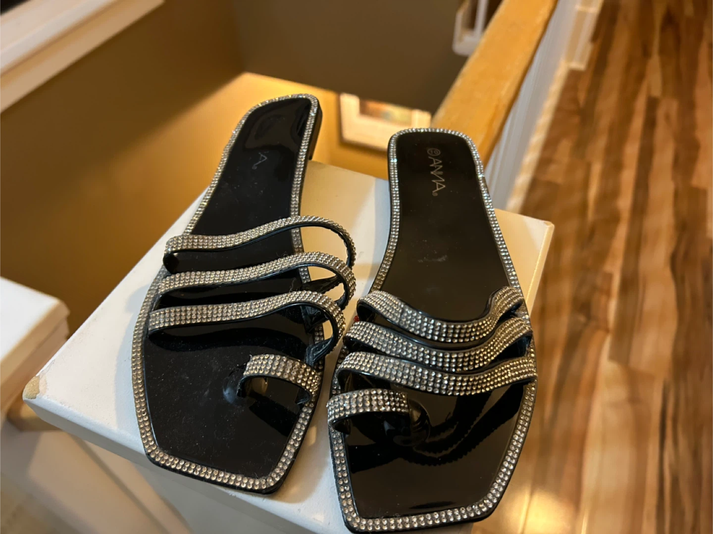 ANNA Rhinestone Sandals - Size 10