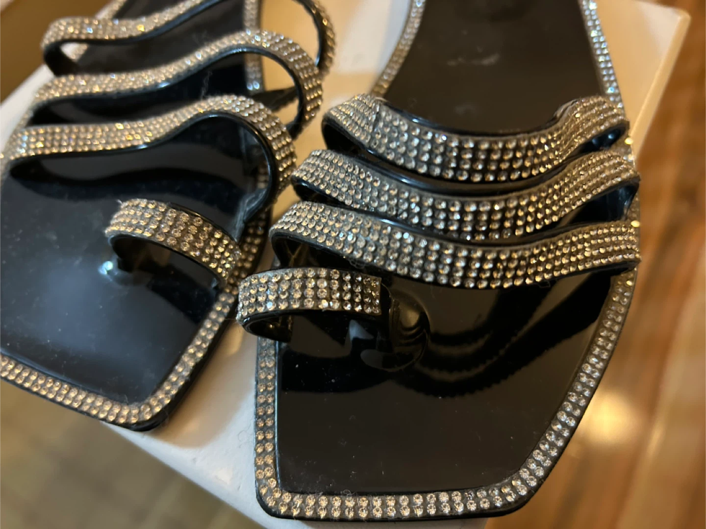 ANNA Rhinestone Sandals - Size 10 - photo 2