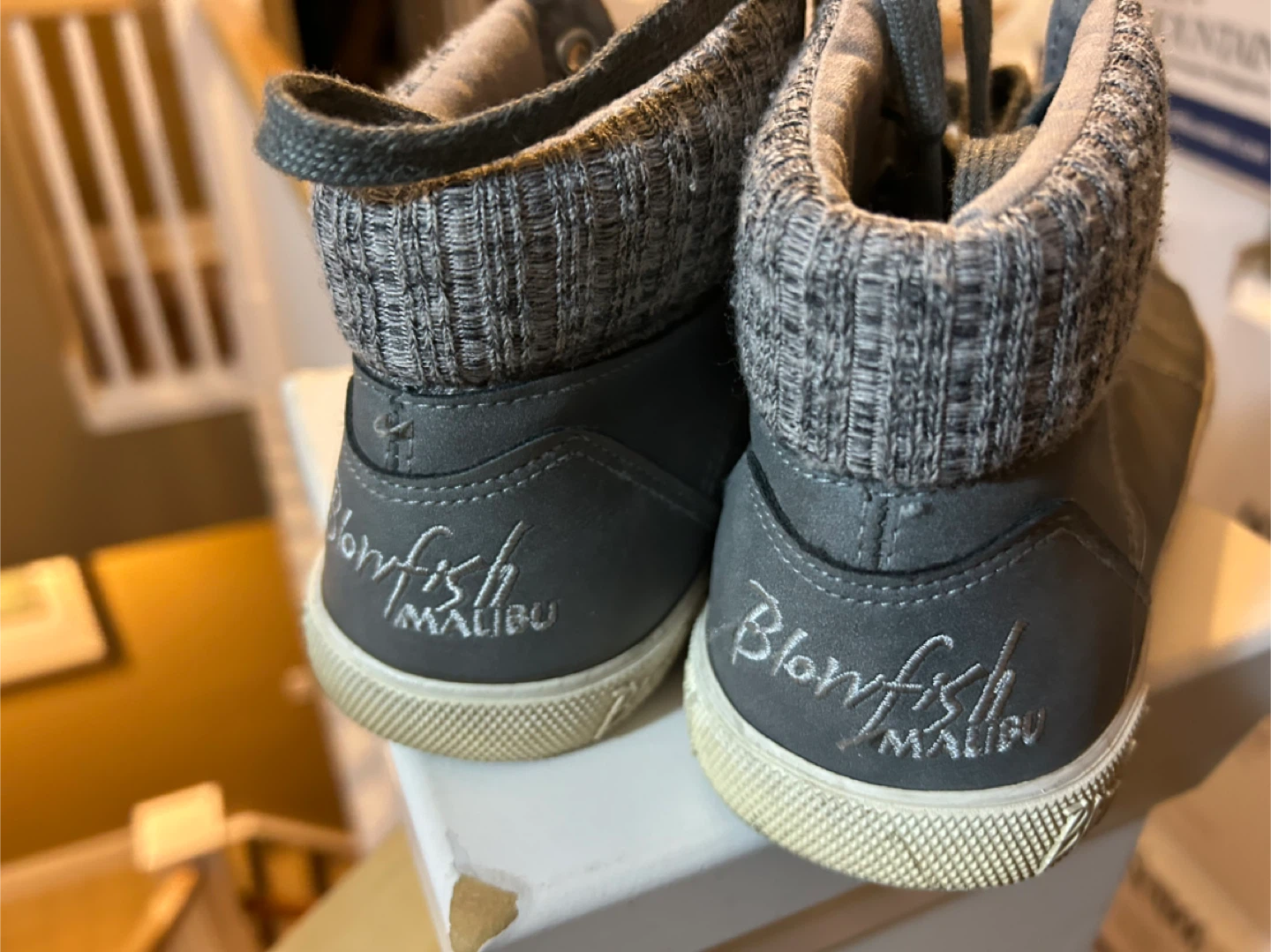 Blowfish Malibu Grey High-Top Sneakers - photo 2