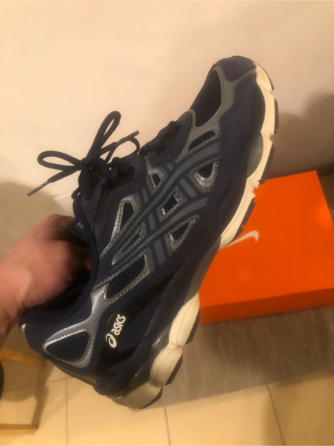 Asics GEL Navy Blue Sneakers - photo 4
