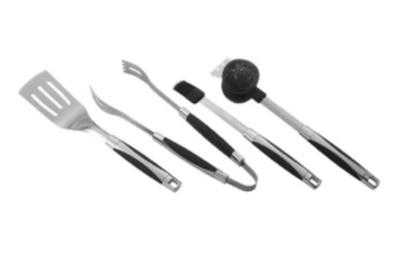 Master Forge 4-pc Stainless Steel BBQ Tool Set - NEW - photo 3