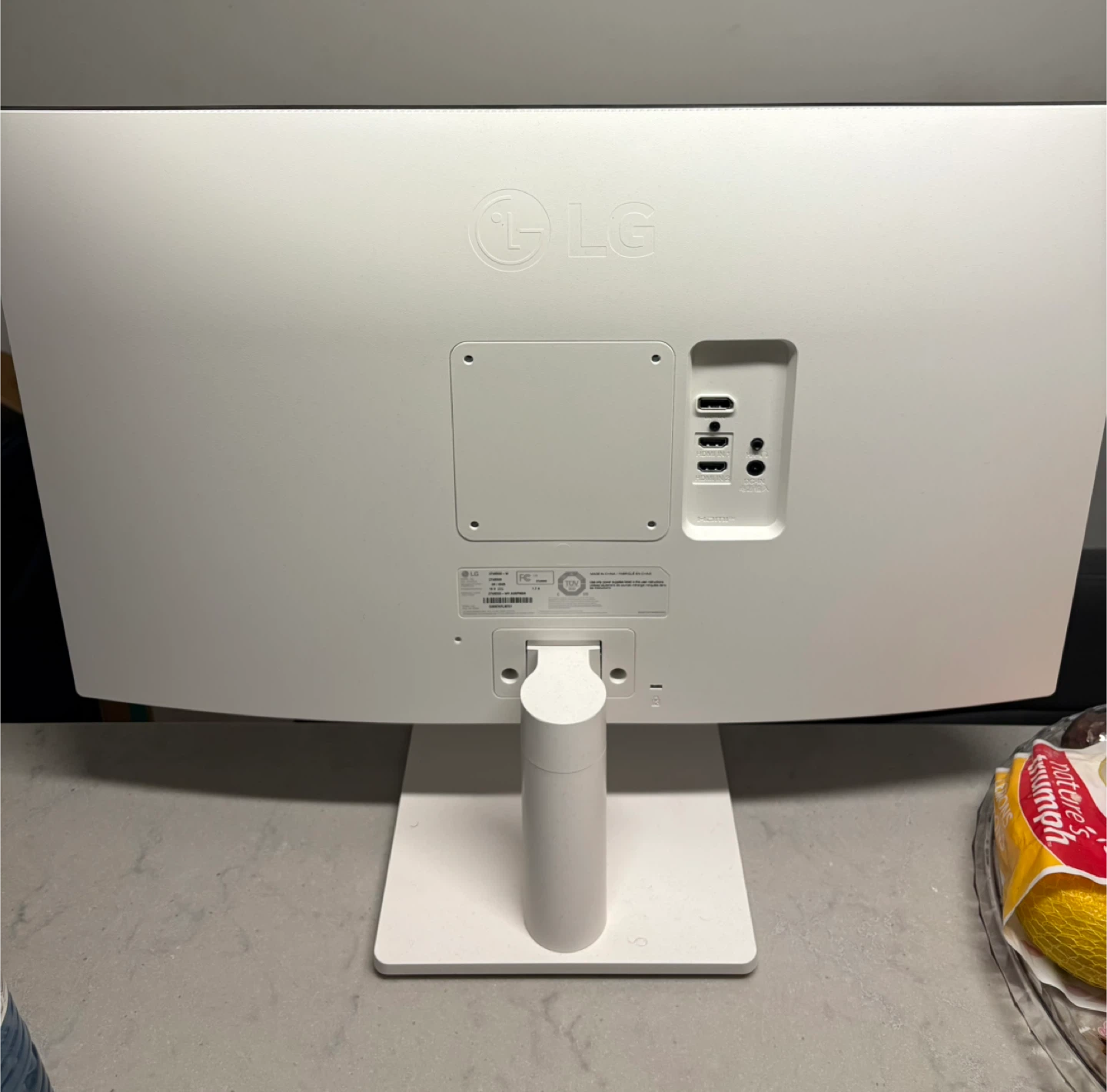 LG White Monitor - photo 2