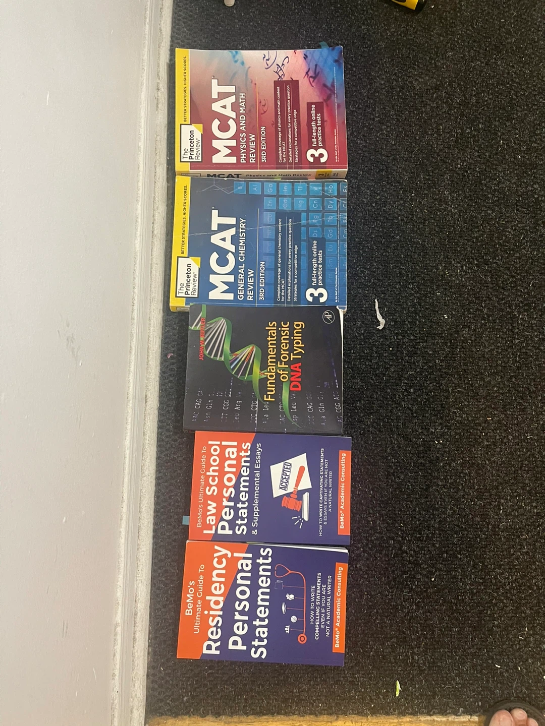 MCAT, Law School, Residency Personal Statements