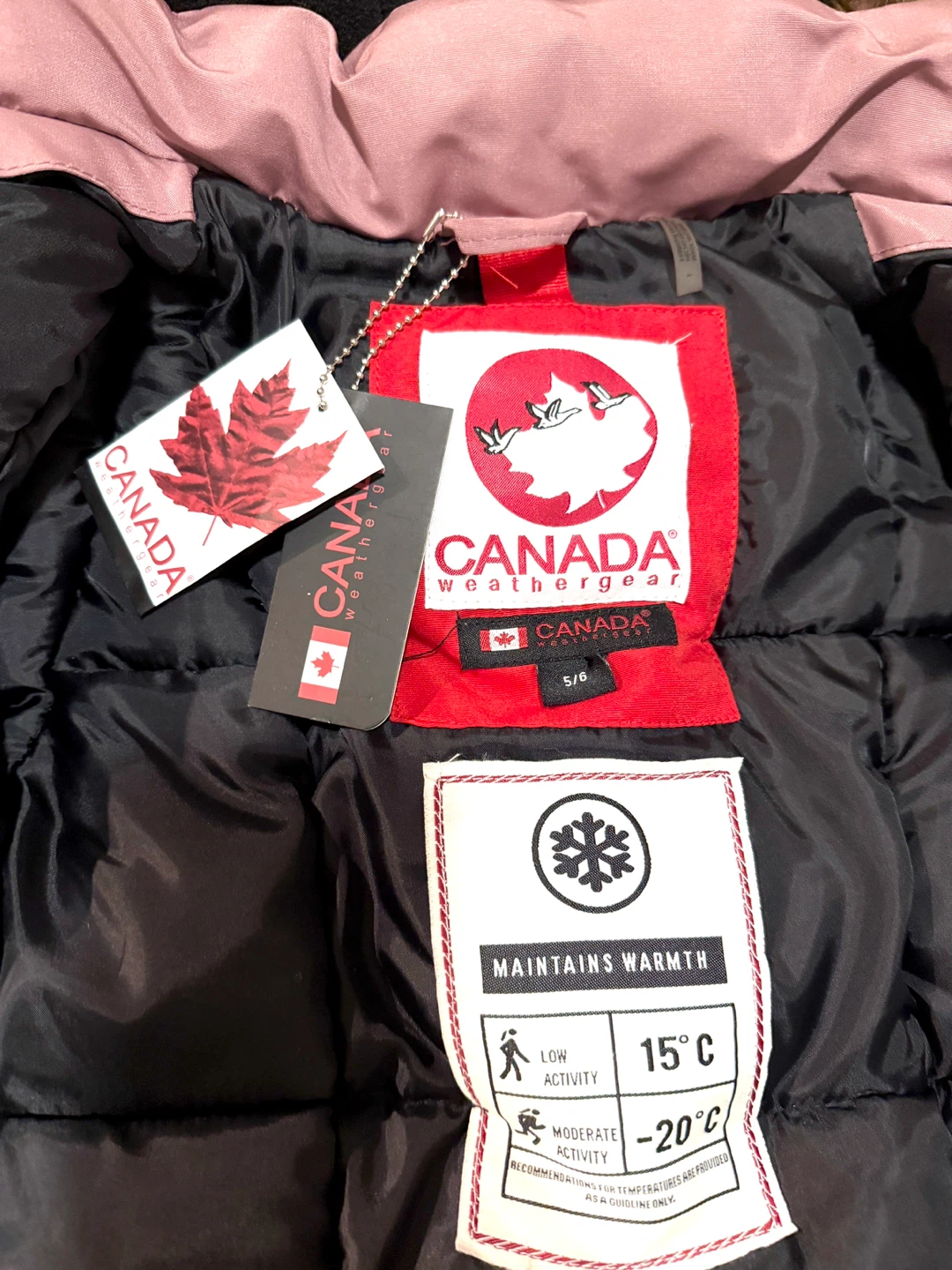 Canada Weathergear Kids Pink Winter Coat - Size 5/6 - photo 3