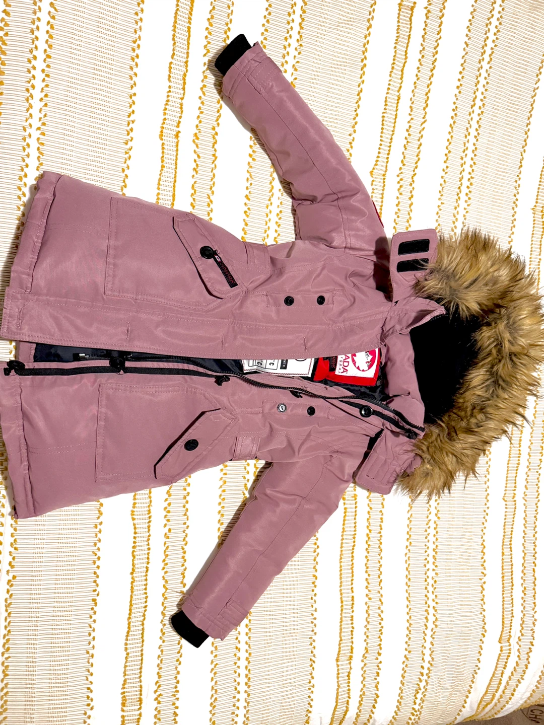 Canada Weathergear Kids Pink Winter Coat - Size 5/6
