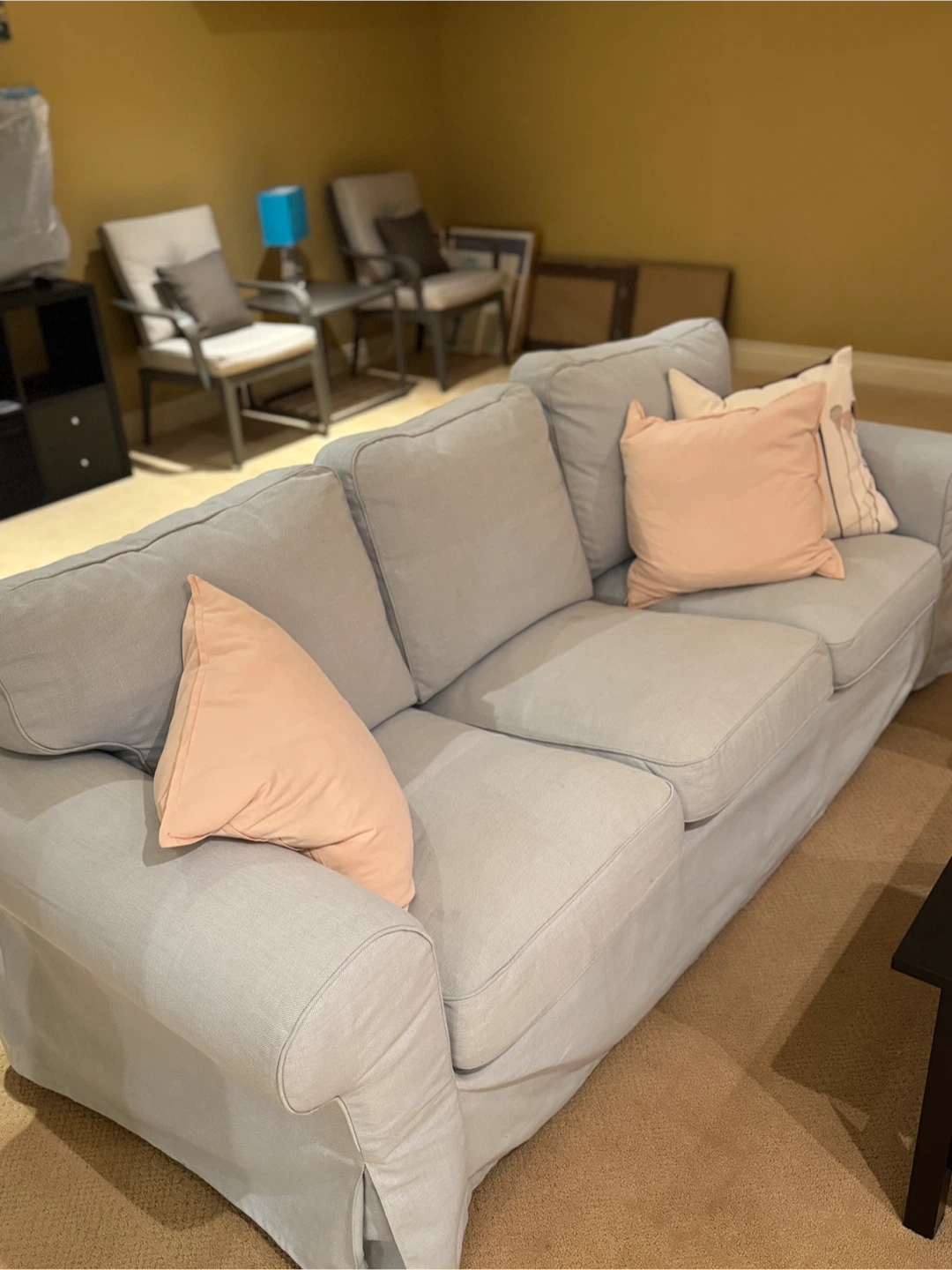 IKEA Ektorp 3-Seat Sofa - Light Blue - photo 2