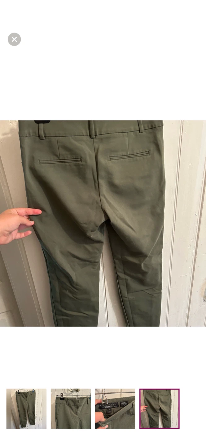 RW&CO Olive Green Ankle Length Pants - Size 4 - photo 4