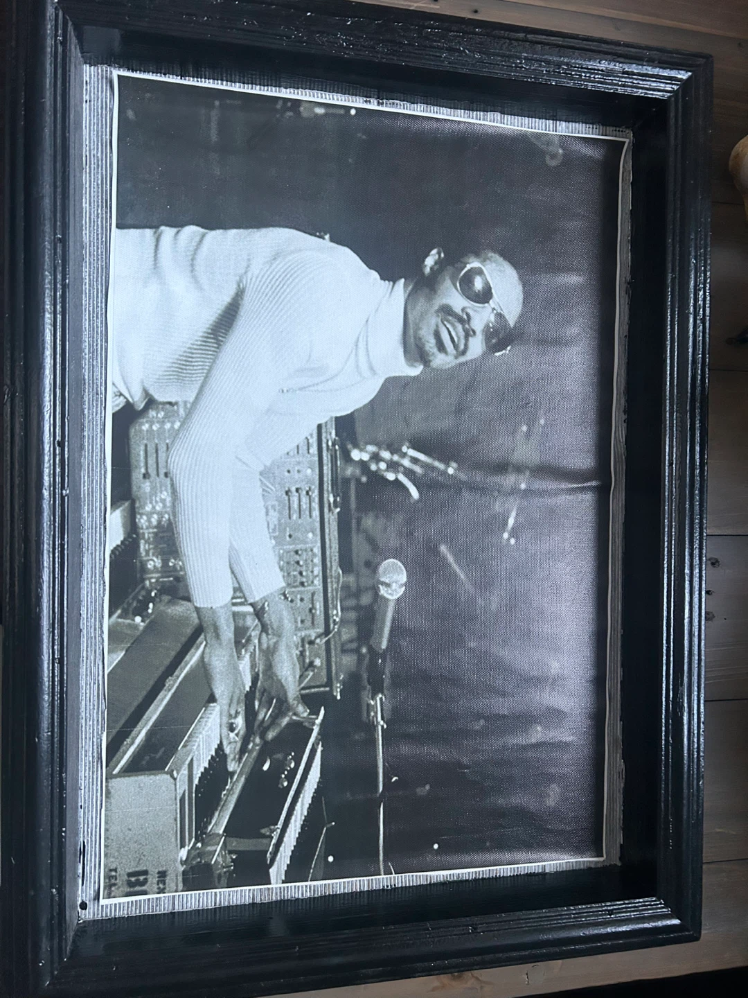 Stevie Wonder Black & White Print