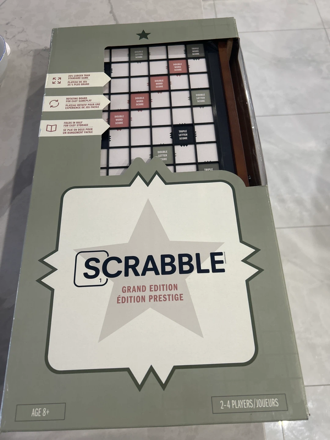 Scrabble Grand Edition Prestige Board Game