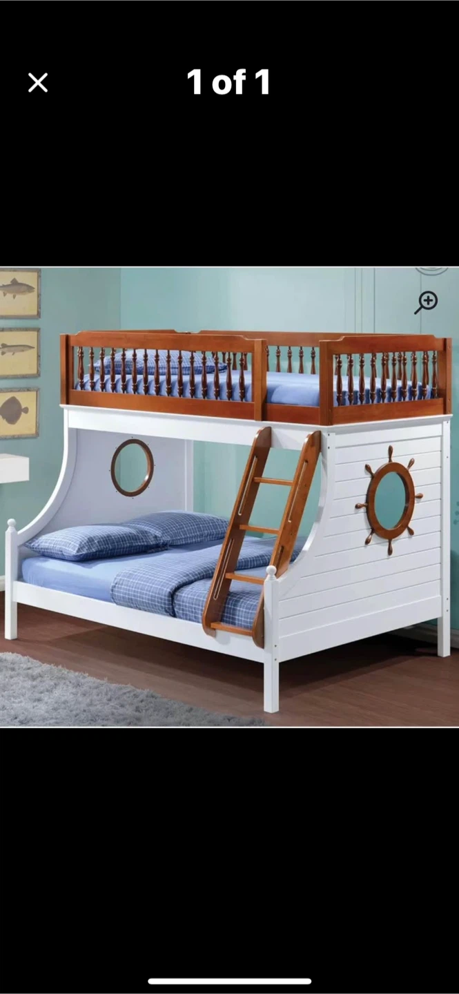 Greggory full standard bunk bed by Harriet bee