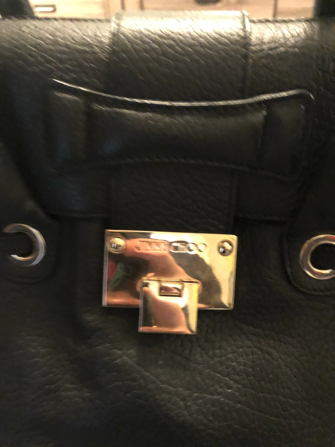 Jimmy Choo Black Leather Tote Bag - photo 4