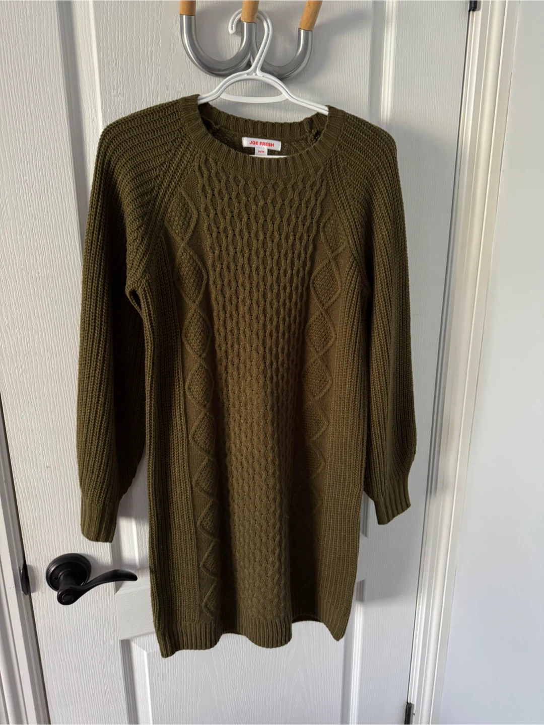 Joe Fresh XS Sweater Dress - Olive Green