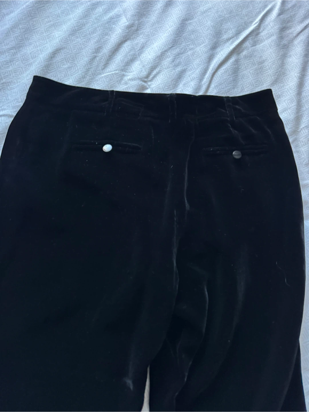 BMWT Jones New York Black Velvet Pants - Size 12 - photo 2