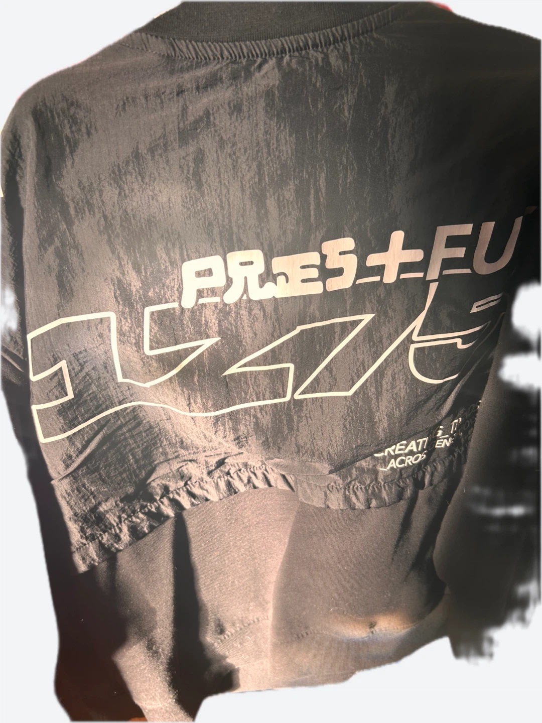 Zara PRES+FUK Full Zip Black Hoodie
