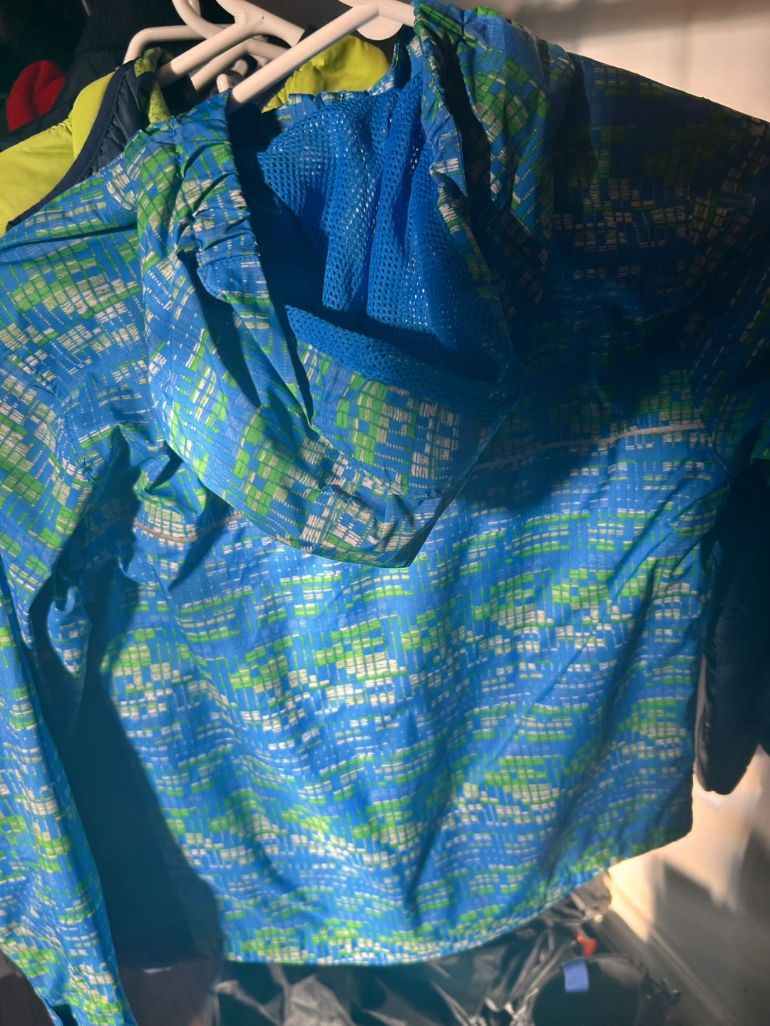 Kids' Blue Patterned Rain Jacket - photo 2