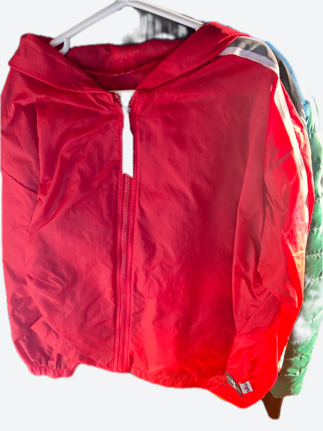 Red Windbreaker Jacket