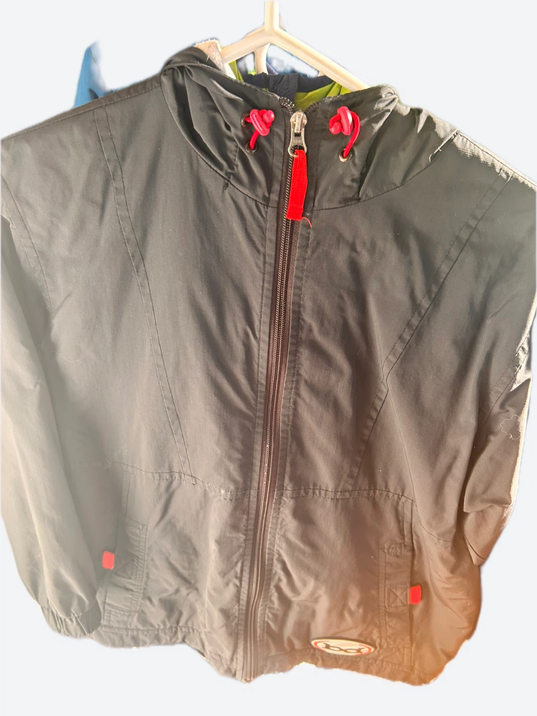 Black Windbreaker Jacket