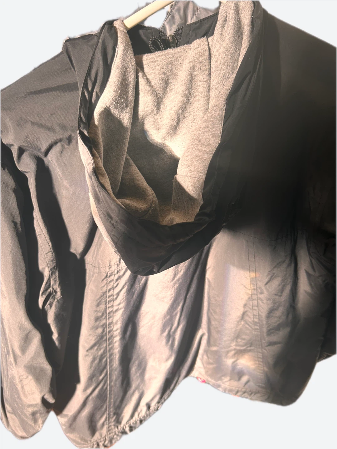Black Windbreaker Jacket - photo 2